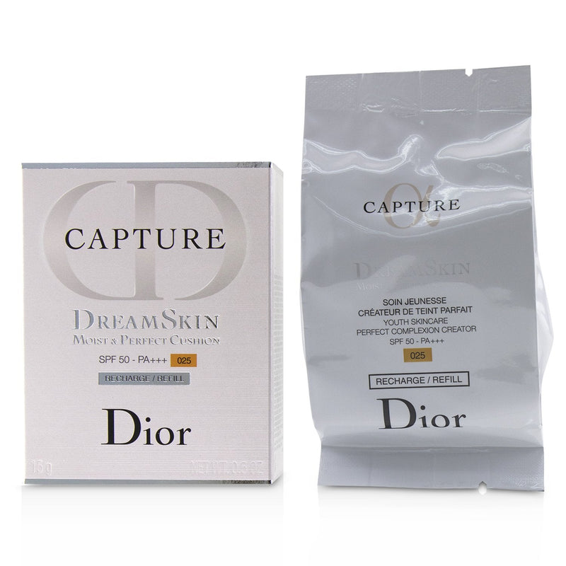 Christian Dior Capture Dreamskin Moist & Perfect Cushion SPF 50 Refill - # 025 (Soft Beige) 
