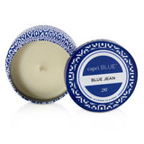 Capri Blue Printed Travel Tin Candle - Blue Jean 