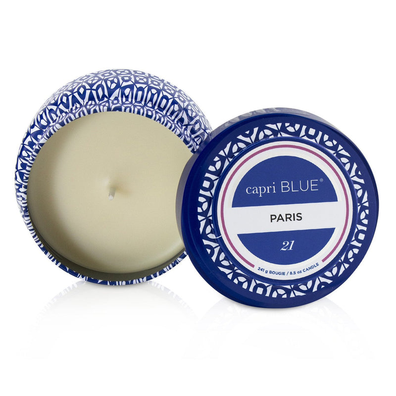 Capri Blue Printed Travel Tin Candle - Paris 