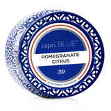 Capri Blue Printed Travel Tin Candle - Pomegranate Citrus 
