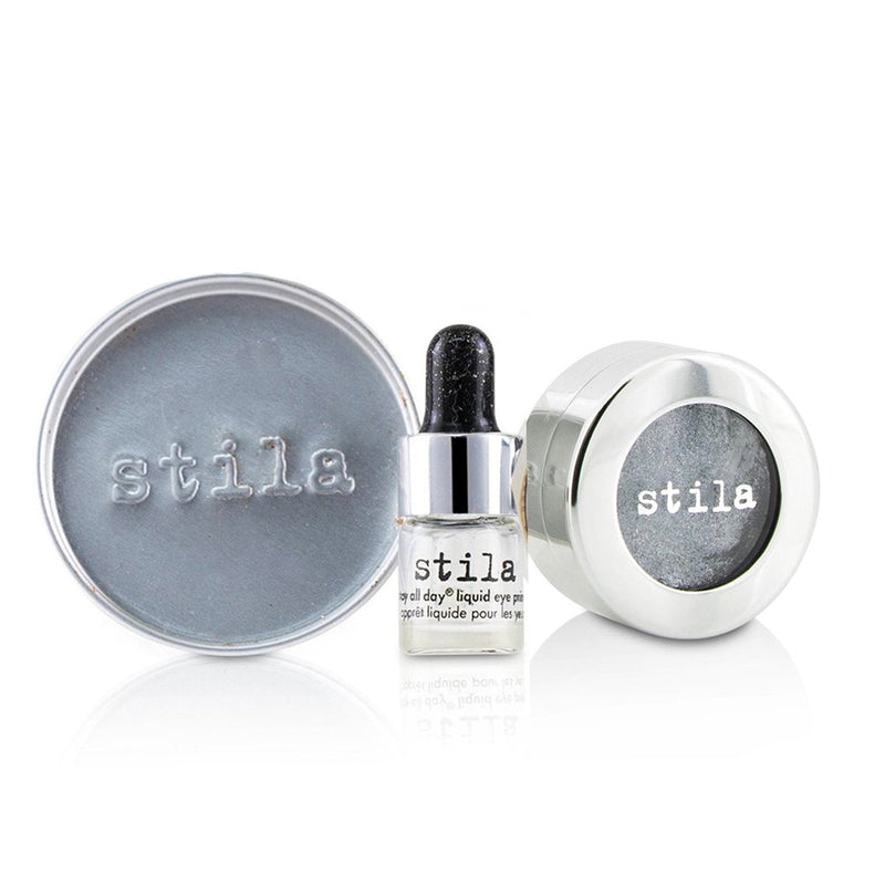 Stila Magnificent Metals Foil Finish Eye Shadow With Mini Stay All Day Liquid Eye Primer - Titanium 