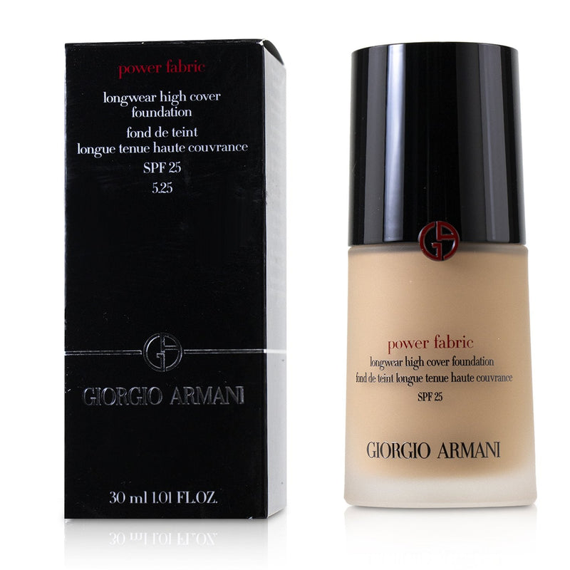 Giorgio Armani Power Fabric Longwear High Cover Foundation SPF 25 - # 5.25 