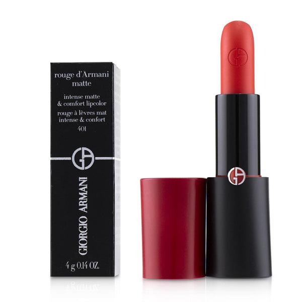 Giorgio Armani Rouge D'Armani Matte Intense Matte & Comfort Lipcolor - # 401 Red Fire 