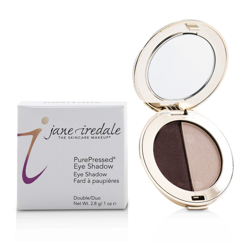 Jane Iredale PurePressed Duo Eye Shadow - Berries & Cream  2.8g/0.1oz