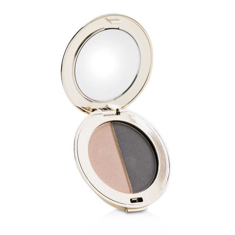 Jane Iredale PurePressed Duo Eye Shadow - Hush/Smokey Grey  2.8g/0.1oz