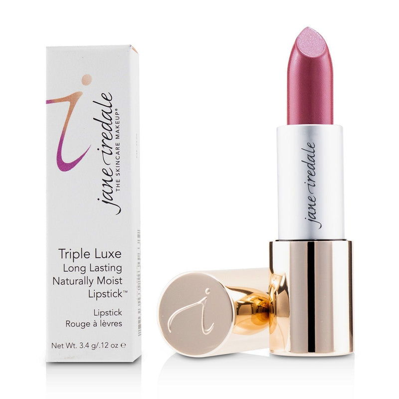 Jane Iredale Triple Luxe Long Lasting Naturally Moist Lipstick - # Ella (Deep Rose Brown)  3.4g/0.12oz