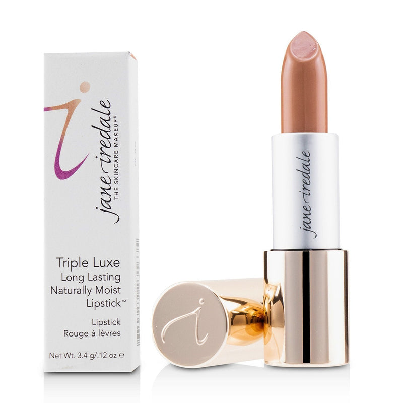 Jane Iredale Triple Luxe Long Lasting Naturally Moist Lipstick - # Tricia (Neutral Nude)  3.4g/0.12oz