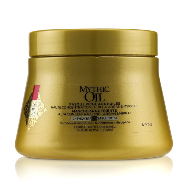 L'Oreal Professionnel Mythic Oil Oil Rich Masque High Concentration Argan Oil with Myrrh (Thick Hair) 