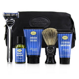 The Art Of Shaving The Four Elements of The Perfect Shave Set with Bag - Lavender: Pre Shave Oil + Shave Crm + A/S Balm + Brush + Razor 