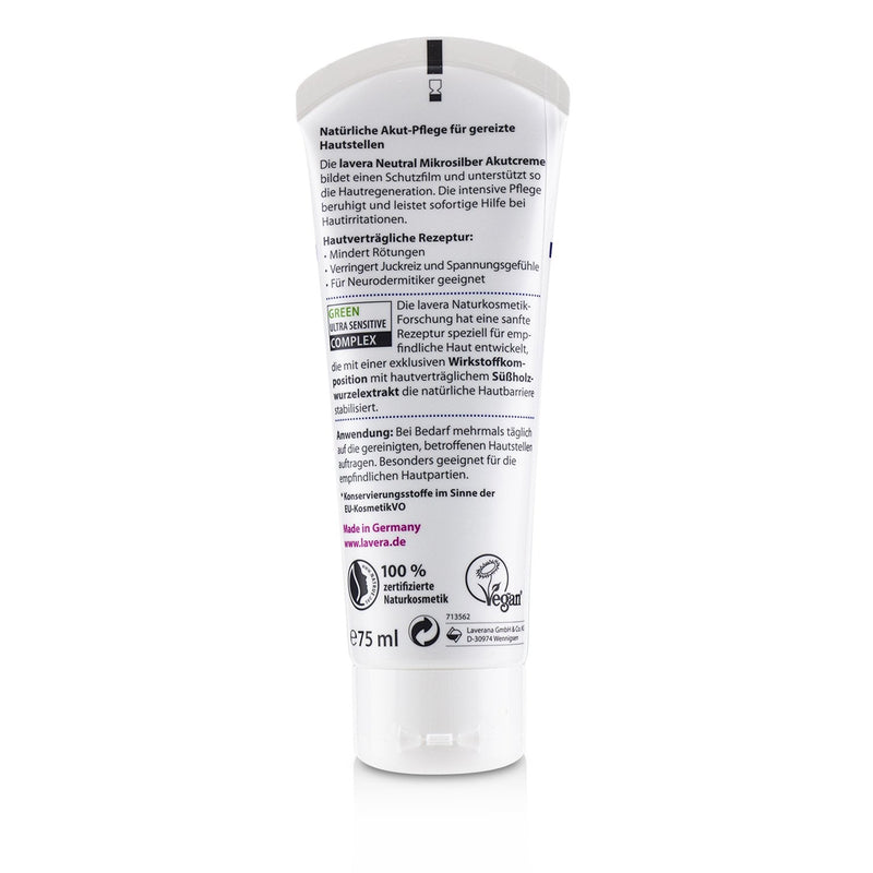 Lavera Neutral SOS Cream W/ Micro Silver Cream 