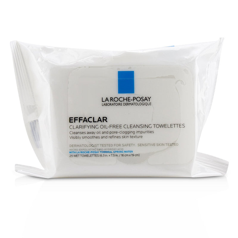 La Roche Posay Effaclar Clarifying Oil-Free Cleansing Towelettes  25wipes