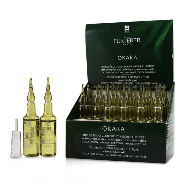 Rene Furterer Okara Color and Tone Radiance Ritual Color-Binding Oil (Color Treatments, Highlights, Bleached Hair) 