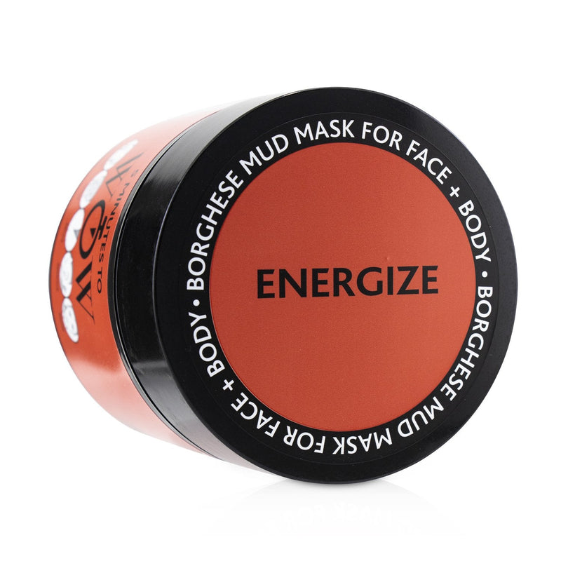 Borghese Fango Essenziali Energize Mud Mask with Coffee Seed, Activated Charcoal & Caffeine 