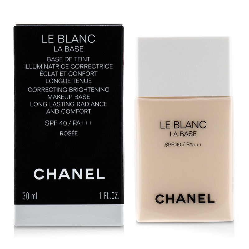 Chanel Le Blanc La Base Correcting  Brightening Makeup Base SPF 40 - # Rosee  30ml/1oz