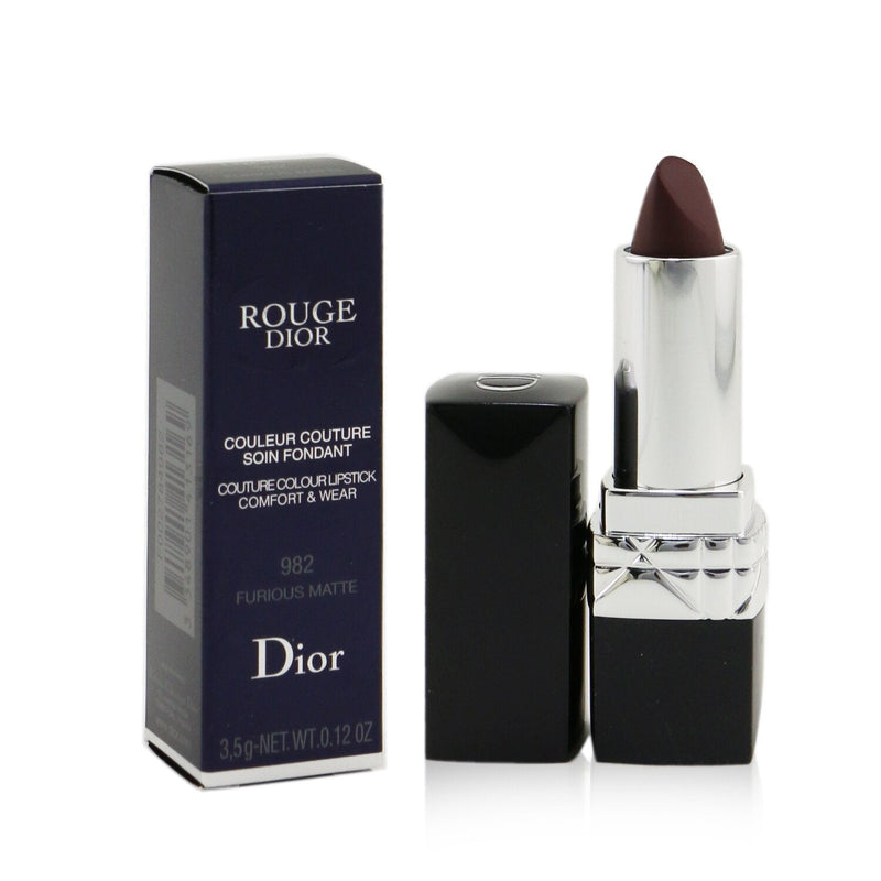 Christian Dior Rouge Dior Couture Colour Comfort & Wear Matte Lipstick - # 982 Furious Matte  3.5g/0.12oz