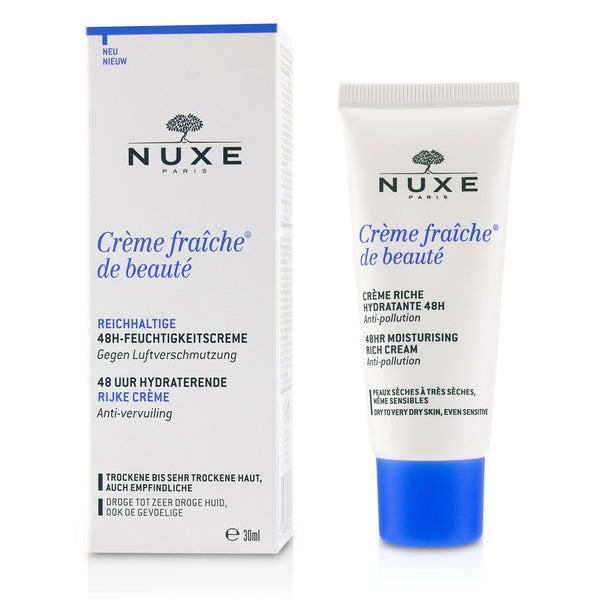 Nuxe Creme Fraiche De Beaute 48HR Moisturising Rich Cream - For Dry To Very Skin, Even Sensitive  30ml/1oz