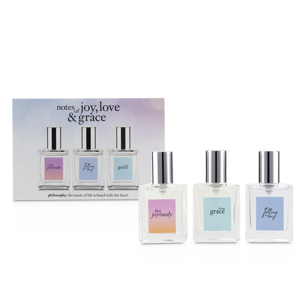 Philosophy Notes of Joy, Love & Grace Coffret: Live Joyously, Falling In Love, Living Grace 