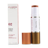 Clarins Glow 2 Go Blush & Highlighter Duo - # 02 Golden Peach 