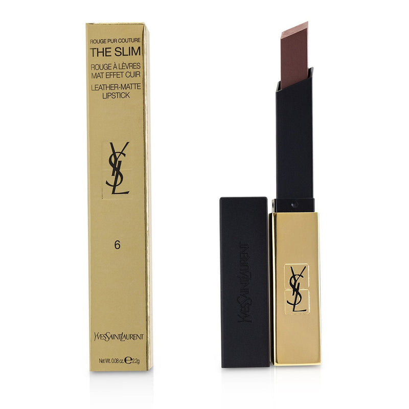 Yves Saint Laurent Rouge Pur Couture The Slim Leather Matte Lipstick - # 6 Nu Insolite 