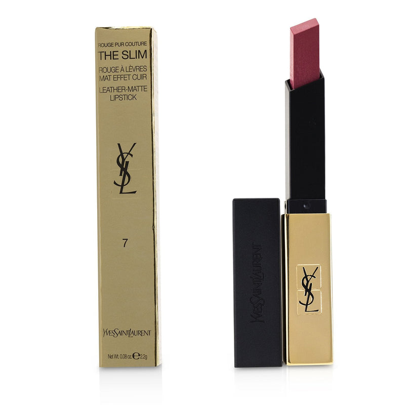 Yves Saint Laurent Rouge Pur Couture The Slim Leather Matte Lipstick - # 7 Rose Oxymore 