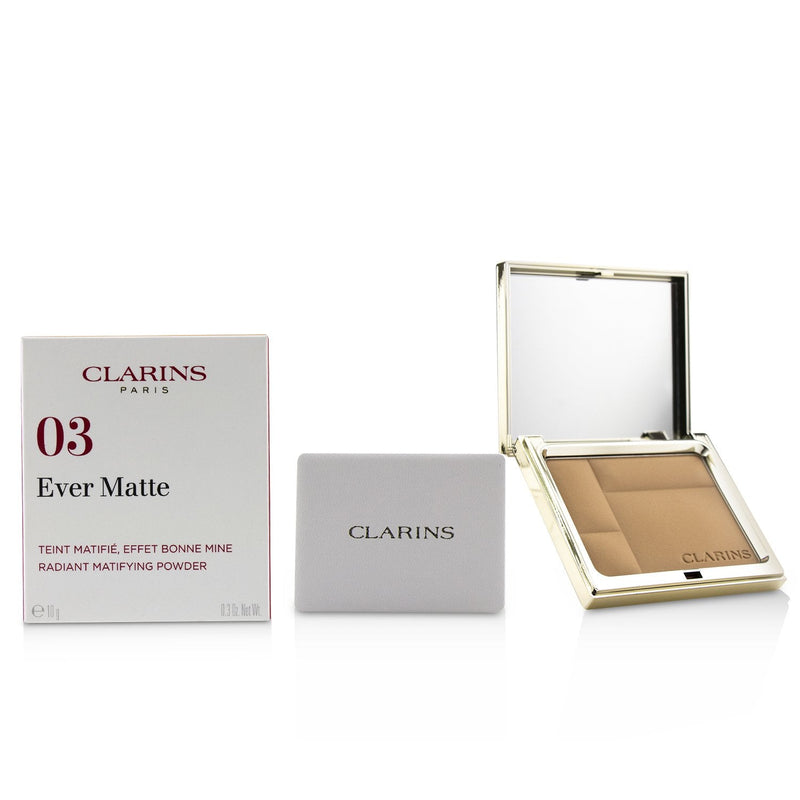 Clarins Ever Matte Radiant Matifying Powder - # 03 Transparent Warm 