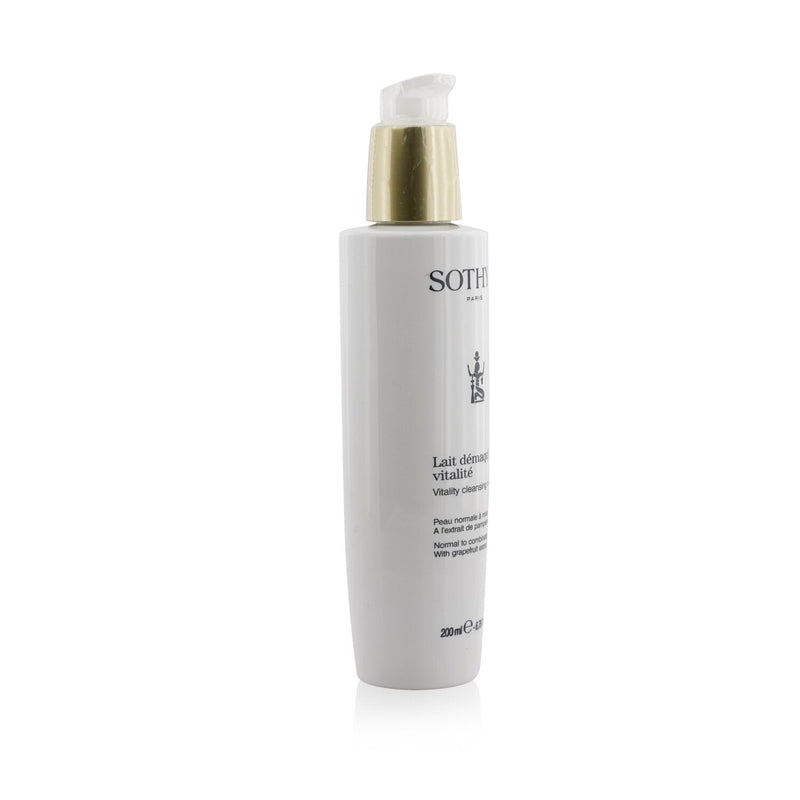 Sothys Vitality Cleansing Milk - For Normal to Combination Skin , With Grapefruit Extract 