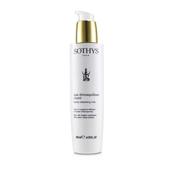 Sothys Clarity Cleansing Milk - For Skin With Fragile Capillaries, With Witch Hazel Extract 200ml/6.76oz