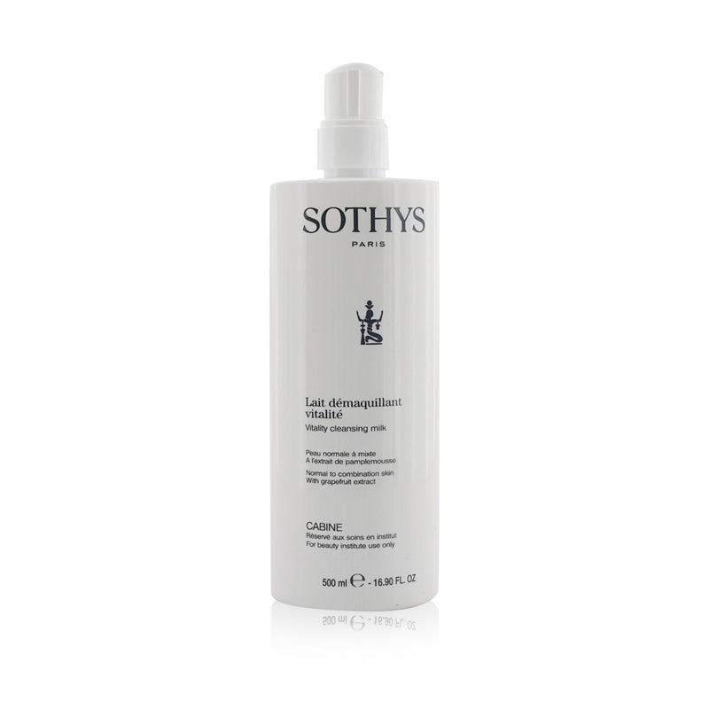 Sothys Vitality Cleansing Milk - For Normal to Combination Skin , With Grapefruit Extract (Salon Size) 