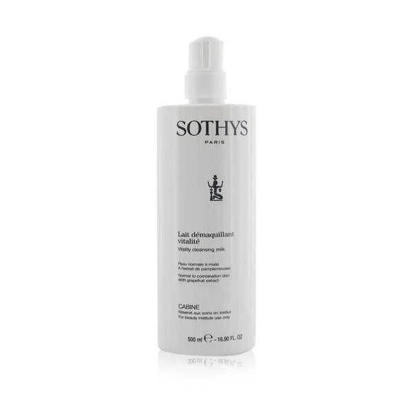Sothys Vitality Cleansing Milk - For Normal to Combination Skin, With Grapefruit Extract 500ml/16.9oz