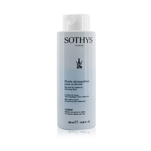 Sothys Eye And Lip Make Up Removing Fluid With Mallow Extract - For All Make Up Even Waterproof (Salon Size) 