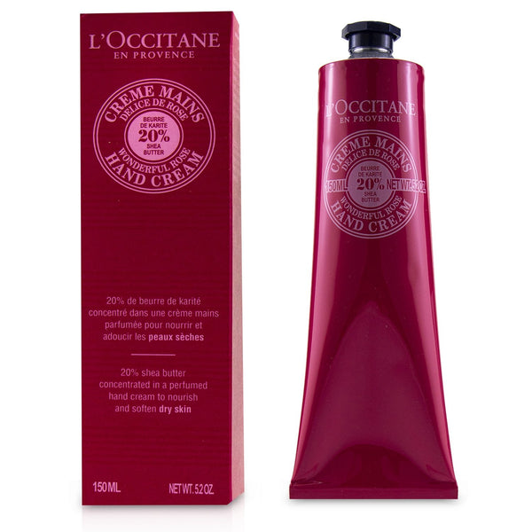 L'Occitane Shea Butter 20% Hand Cream - Wonderful Rose  150ml/5.2oz