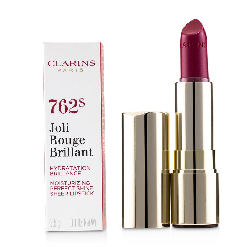 Clarins Joli Rouge Brillant (Moisturizing Perfect Shine Sheer Lipstick) - # 762S Pop Pink 