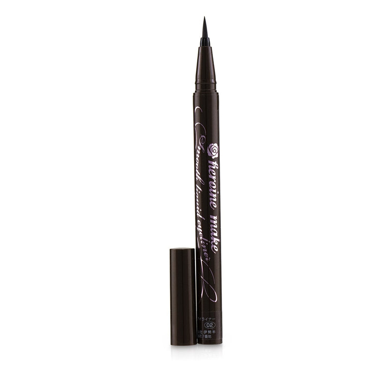 KISS ME Heroine Make Smooth Liquid Eyeliner Waterproof - # 02 Bitter Brown 