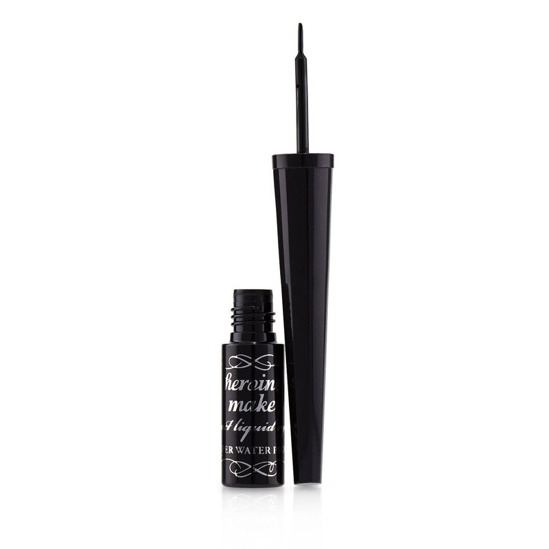 KISS ME Heroine Make Impact Liquid Eyeliner Super Waterproof - # 01 Black  2.5g/0.09oz