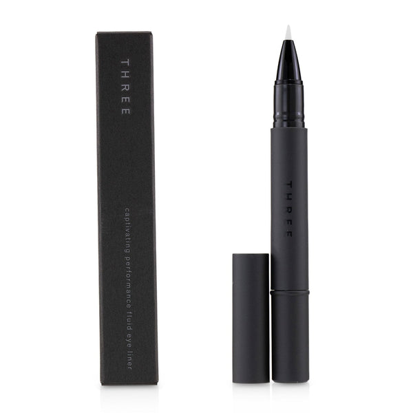 THREE Captivating Performance Fluid Eyeliner - # 02 One Vision (Soft But Dignified Chic Brown) 