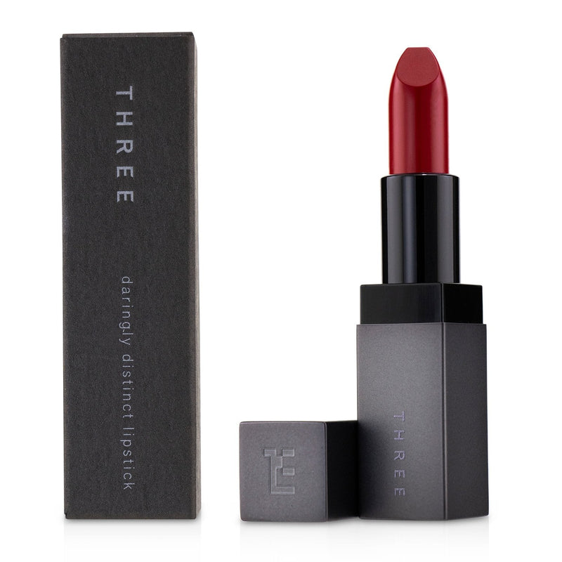 THREE Daringly Distinct Lipstick - # 01 Dare 2B Different (Truly Red) 