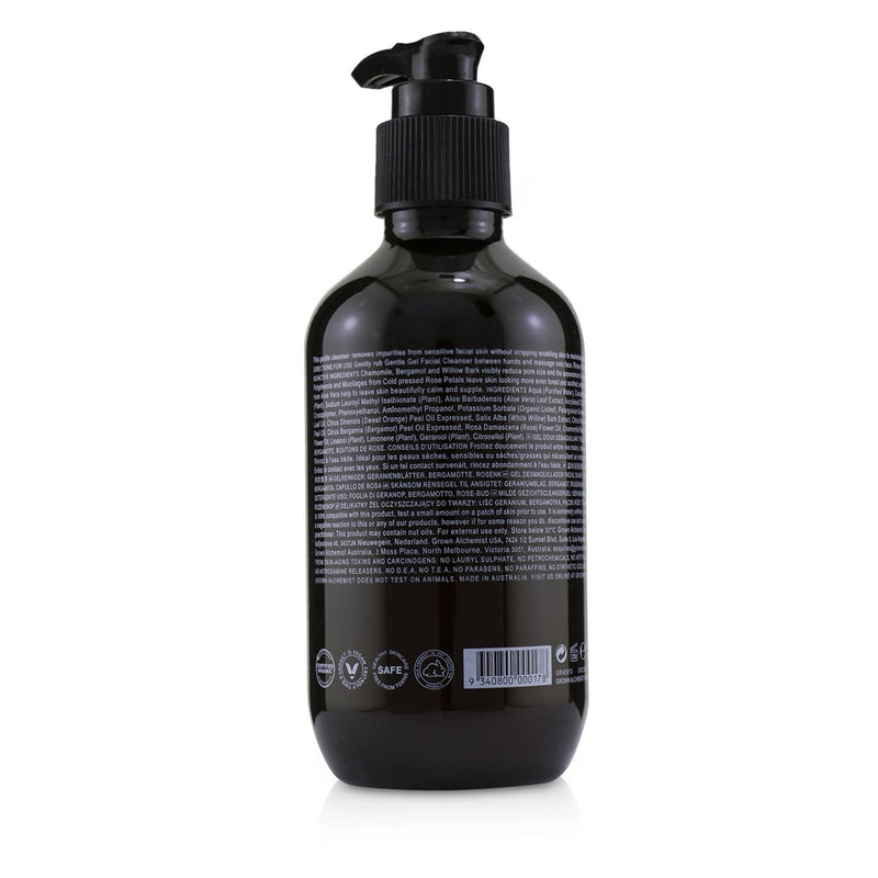 Grown Alchemist Gentle Gel Facial Cleanser - Geranium Leaf, Bergamot & Rose-Bud 