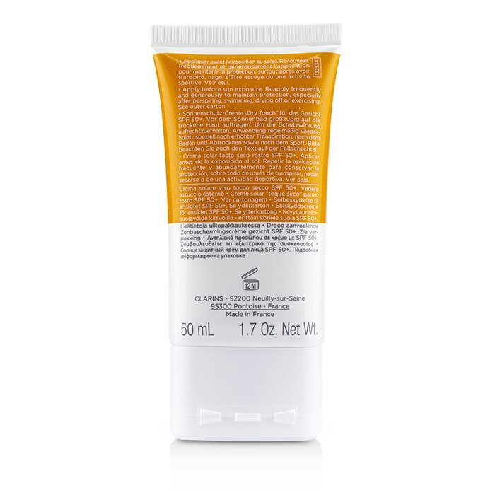 Clarins Dry Touch Sun Care Cream For Face SPF 50 50ml/1.7oz