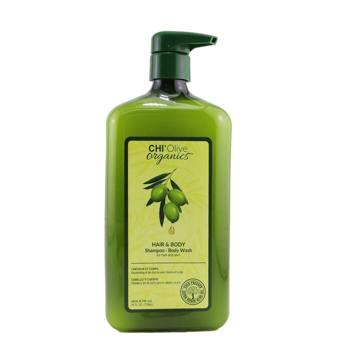 CHI Olive Organics Hair & Body Shampoo Body Wash (For Hair and Skin) 710ml/24oz