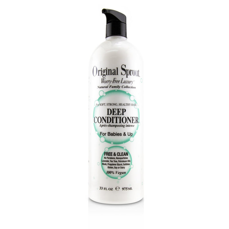 Original Sprout Natural Family Collection Deep Conditioner (For Babies & Up - Soft, Strong, Healthy Hair)  975ml/33oz