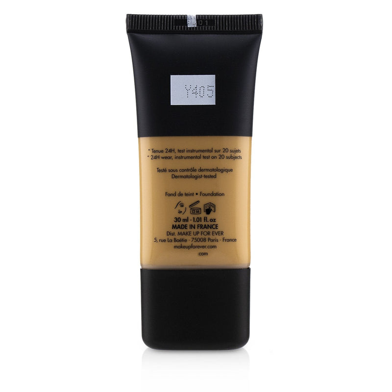 Make Up For Ever Matte Velvet Skin Full Coverage Foundation - # Y405 (Golden Honey)  30ml/1oz