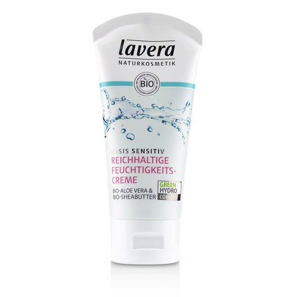 Lavera Basis Sensitiv Rich Moisturising Cream - Organic Aloe Vera & Organic Shea Butter  50ml/1.6oz