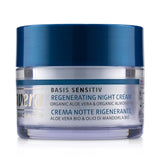 Lavera Basis Sensitiv Regenerating Night Cream - Organic Aloe Vera & Organic Almond Oil (For All Skin Types) 