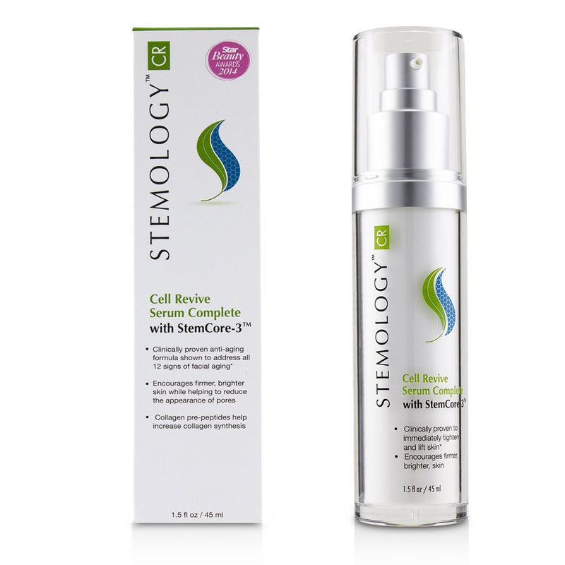 Stemology Cell Revive Serum Complete With StemCore-3  45ml/1.5oz