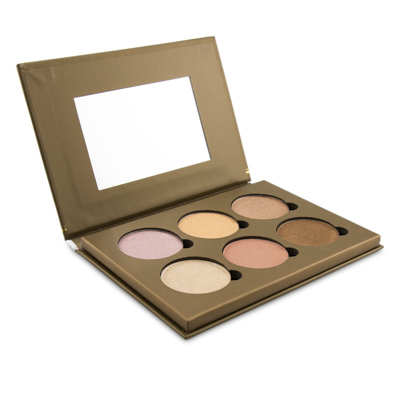 Bellapierre Cosmetics Glowing Palette (6x Illuminator)  17.28g/0.6oz