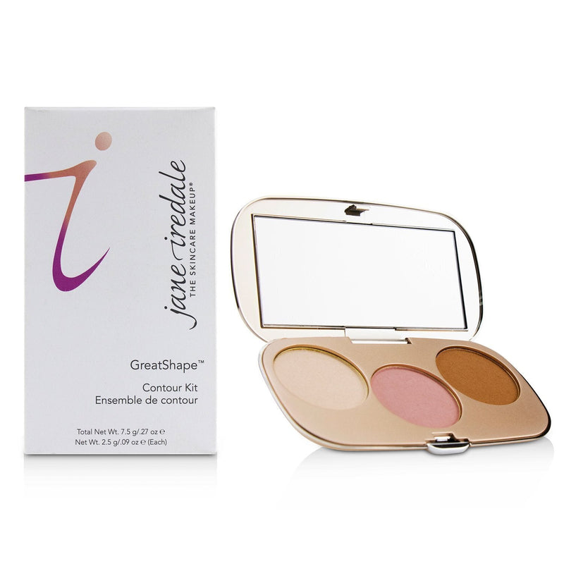 Jane Iredale GreatShape Contour Kit (1x Highlight, 1x Blush, 1x Contour) - # Cool  7.5g/0.27oz