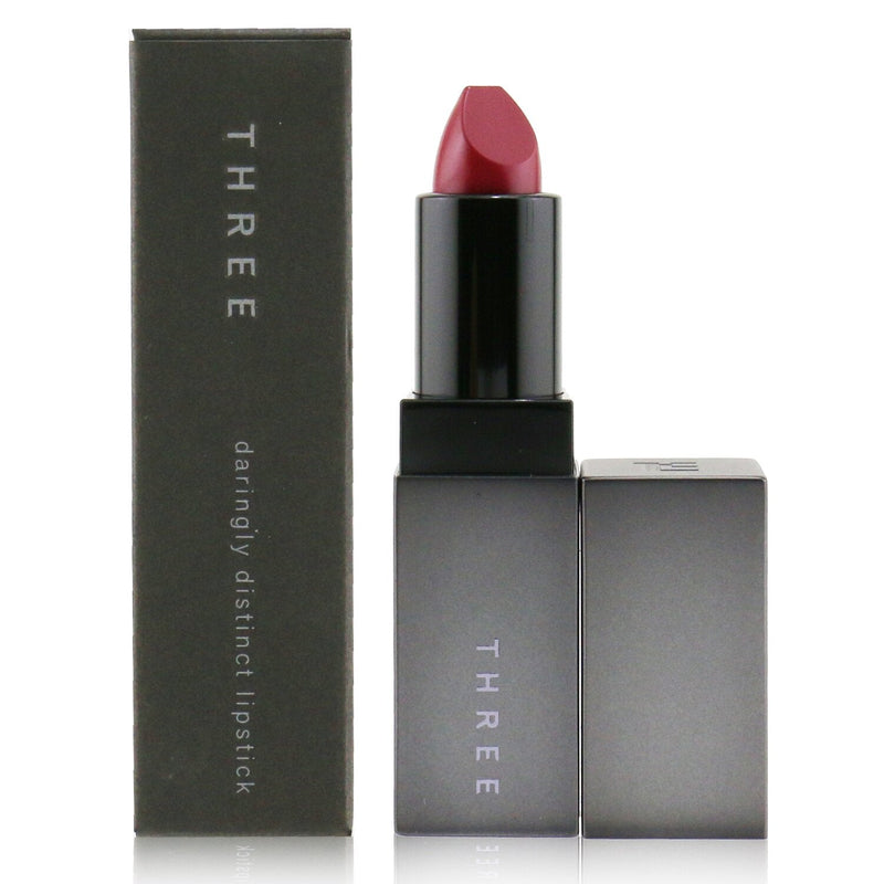 THREE Daringly Distinct Lipstick - # 04 Dare 2B Dynamic (Antique Red)  4g/0.14oz