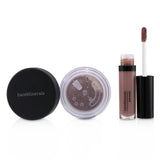 BareMinerals Destination Desert (1x Mini Lip Lacquer, 1x Blush)  2pcs