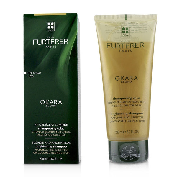 Rene Furterer Okara Blond Blonde Radiance Ritual Brightening Shampoo (Natural, Highlighted or Colored Blonde Hair) 