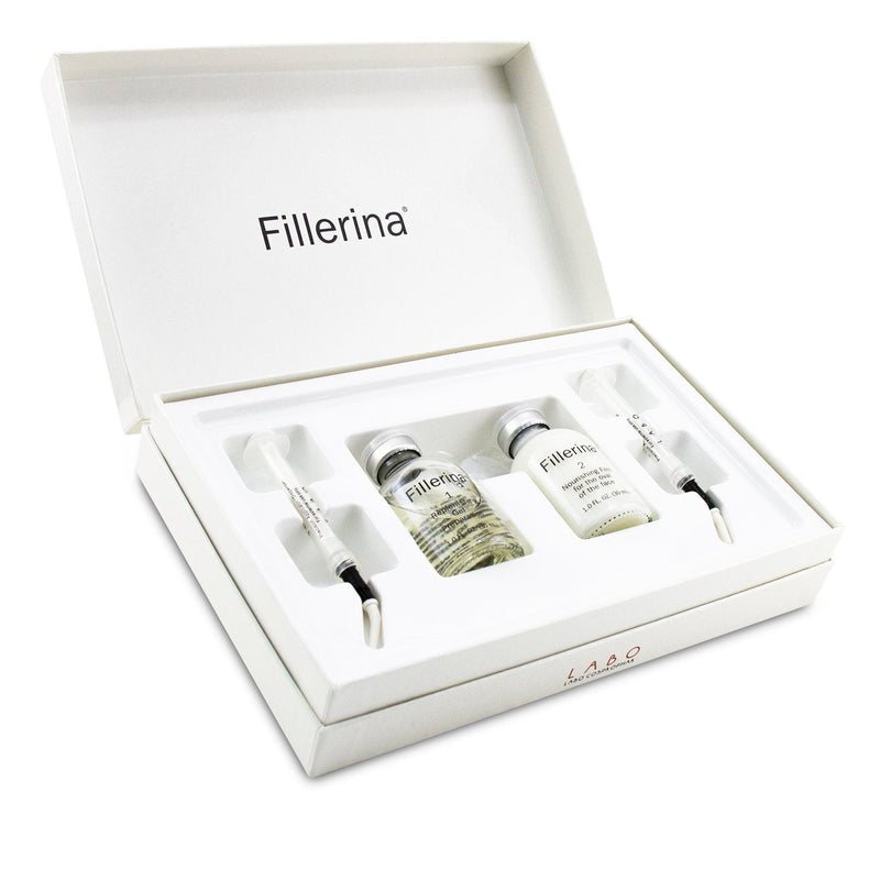 Fillerina Dermo-Cosmetic Replenishing Gel For At-Home Use - Grade 1  2x30ml+2pcs